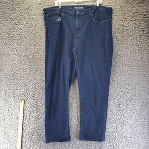 Jos A Bank Jeans Mens 40X30 Blue Tailored Fit Stretch Denim Straight Leg